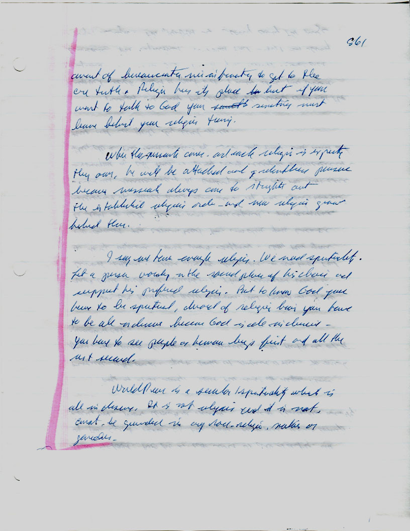 Dr John WorldPeace 2008 Prison Journal